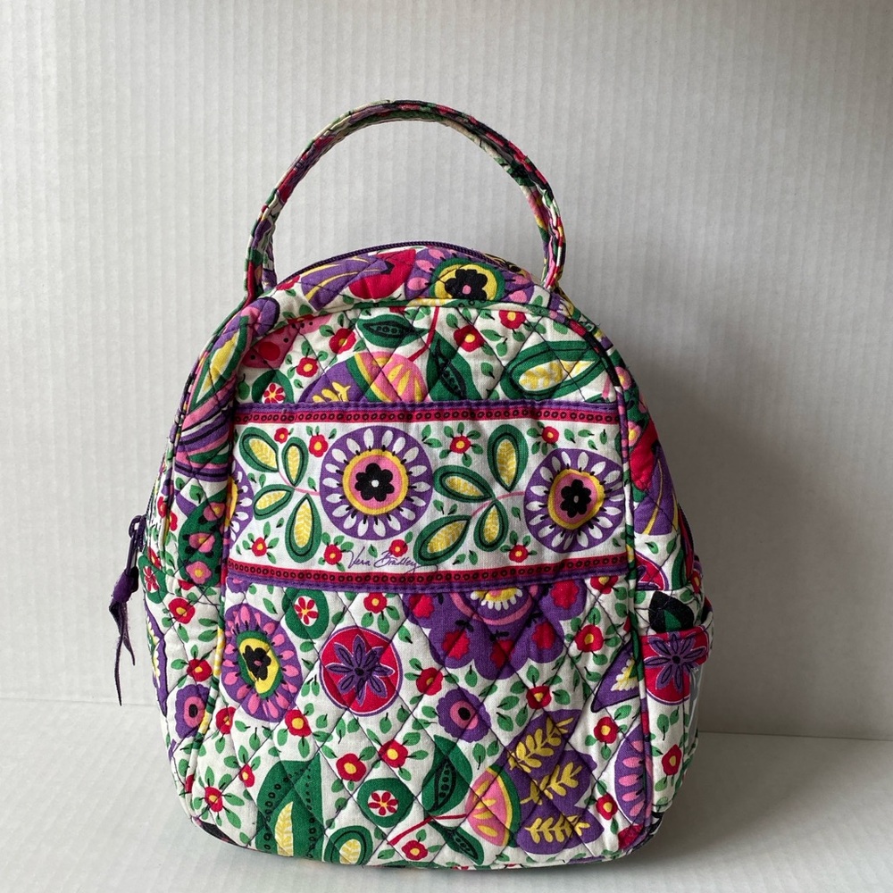 Vera Bradley Multicolor Retired Lunch Cosmetic Bag